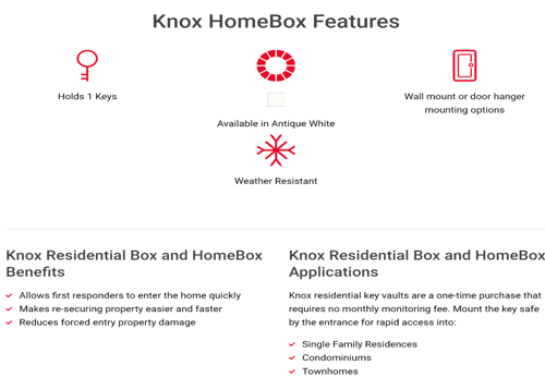 Knox Box Features